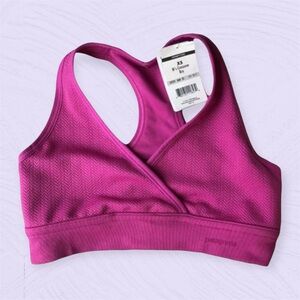 Y2K Patagonia NWT deadstock crossover sports bra pink purple magenta XS XXS
